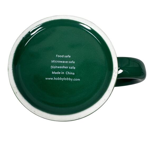 Hobby Lobby Shamrock Mug St. Patrick’s Day Mug 4" Green Microwave Safe New - Picture 6 of 8